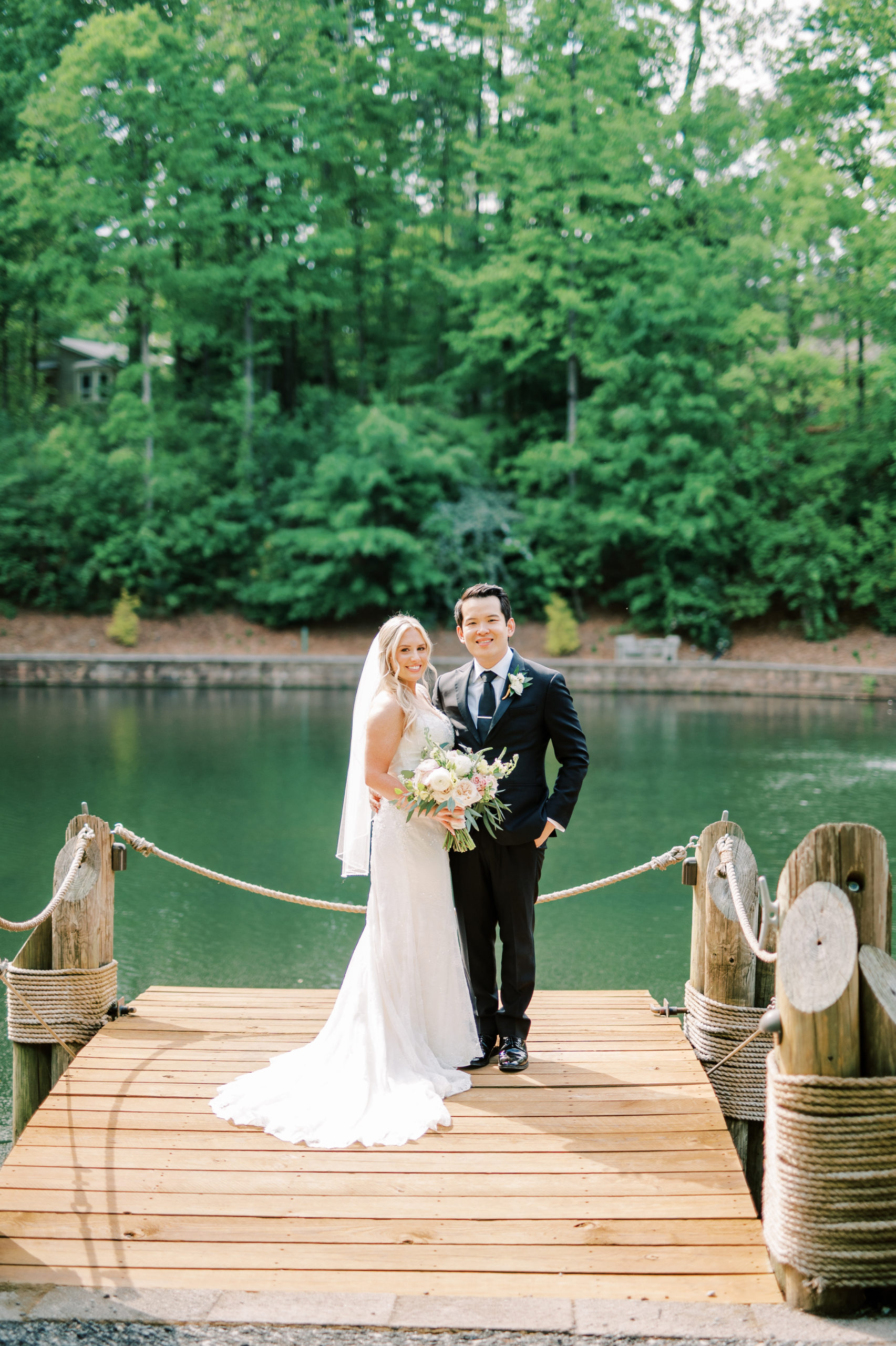 rocky's lake estate wedding first look