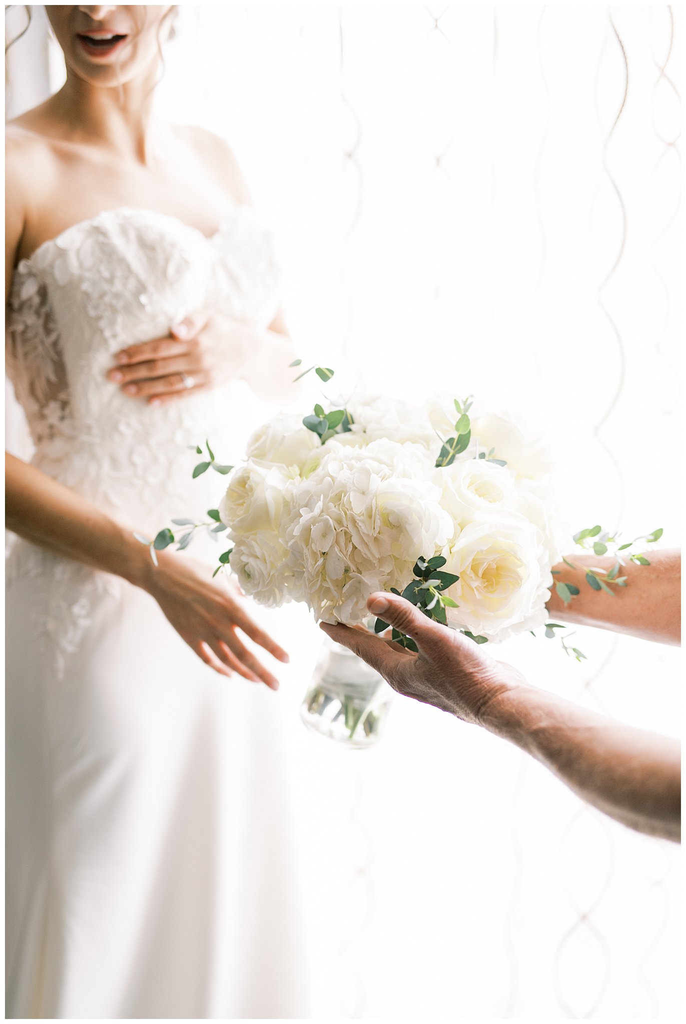 classic white bridal bouquet from Country Music Hall of Fame Wedding