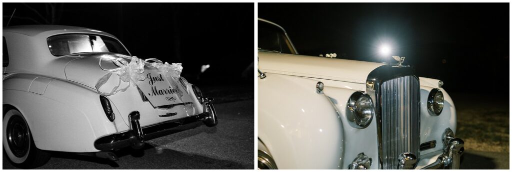 classic car from wedding 