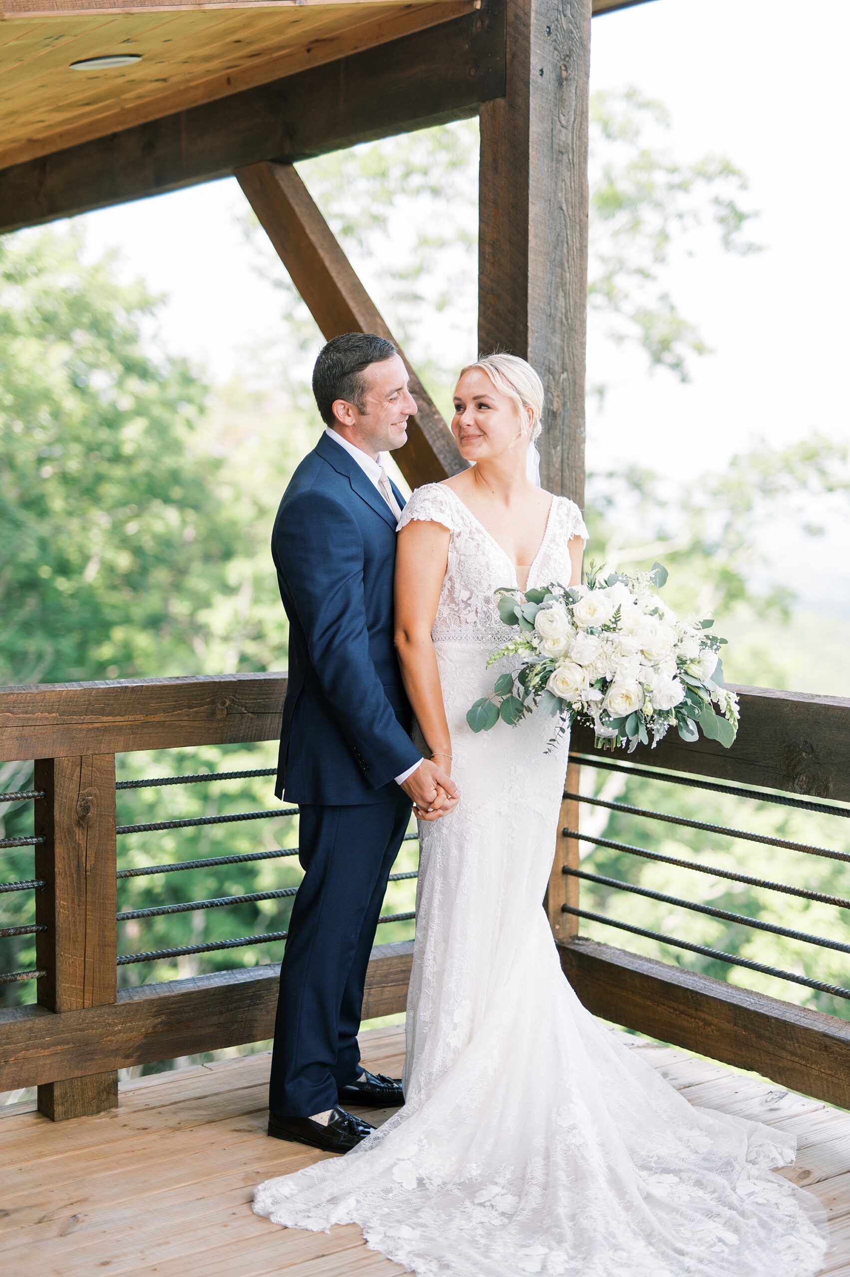 candid wedding portraits from Blue Ridge Mountains Elopement in Georgia