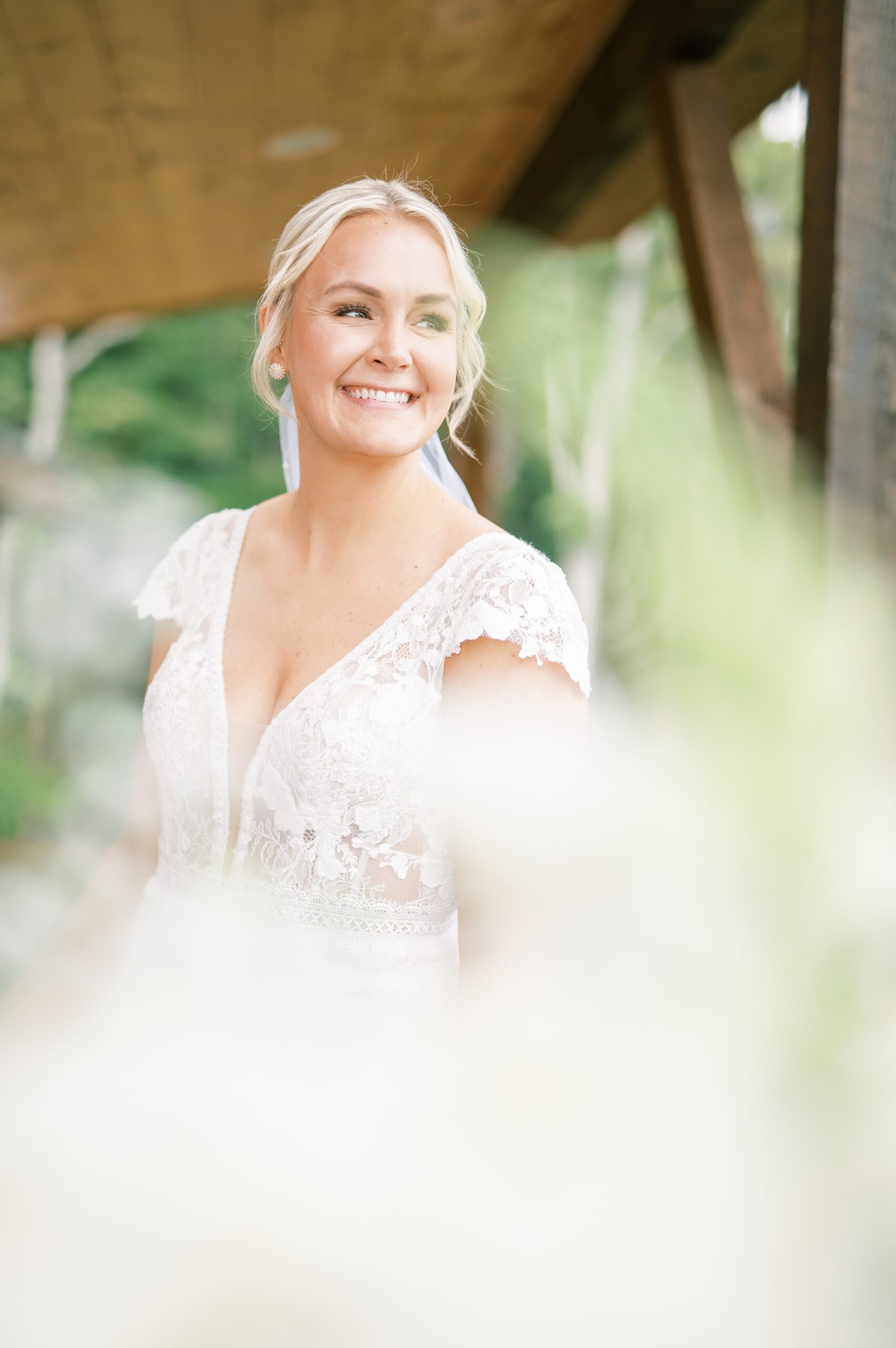 timeless bridal portraits from Blue Ridge Mountains Elopement in Georgia