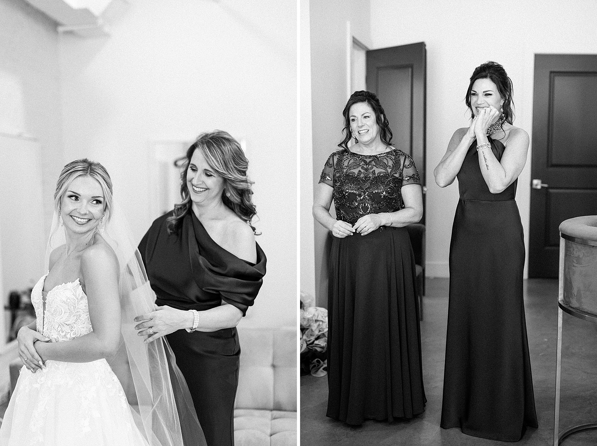 bride getting ready before Classic Wedding at The Monarch