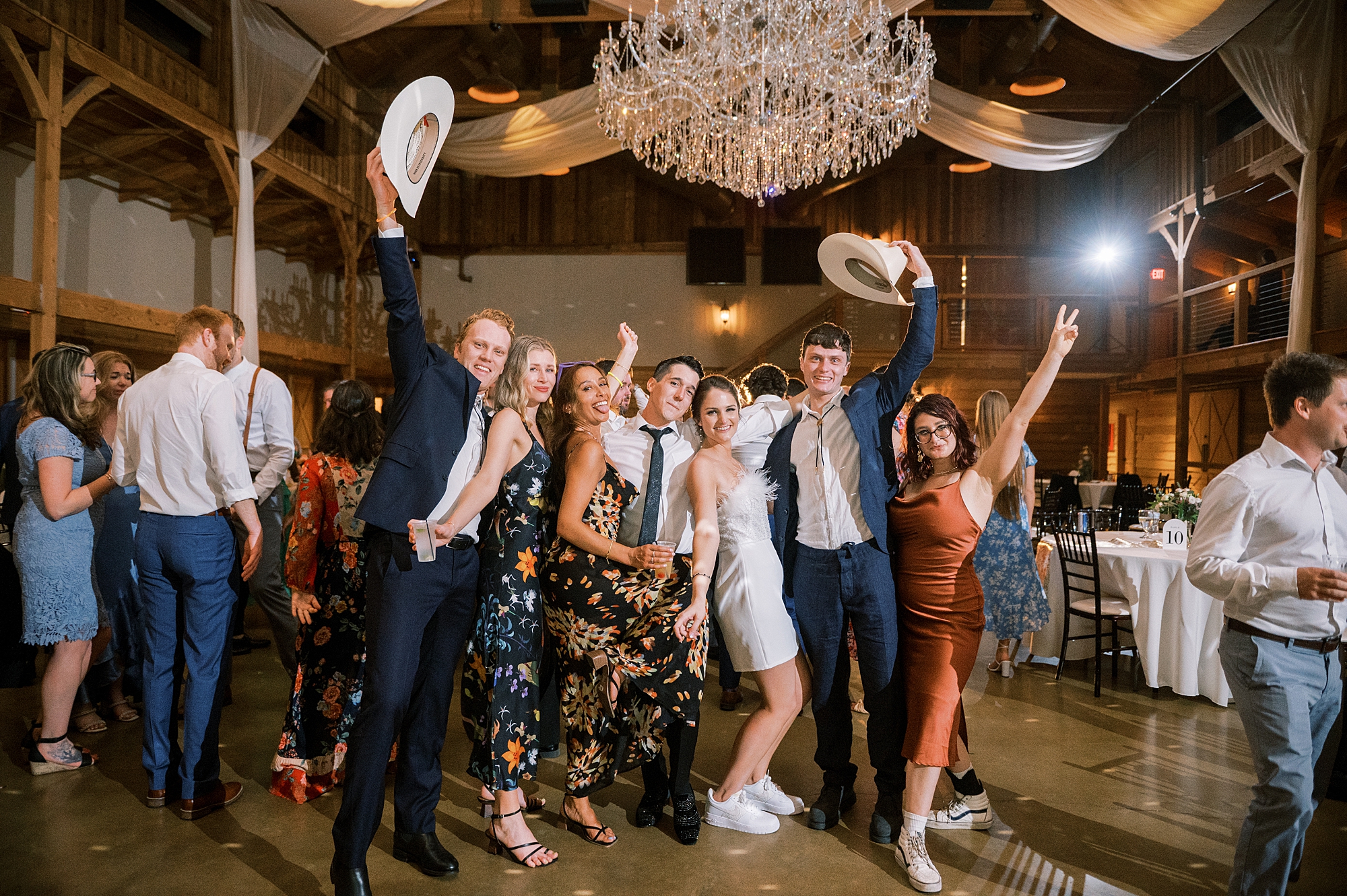 group of wedding guests from Dreamy Summer Wedding