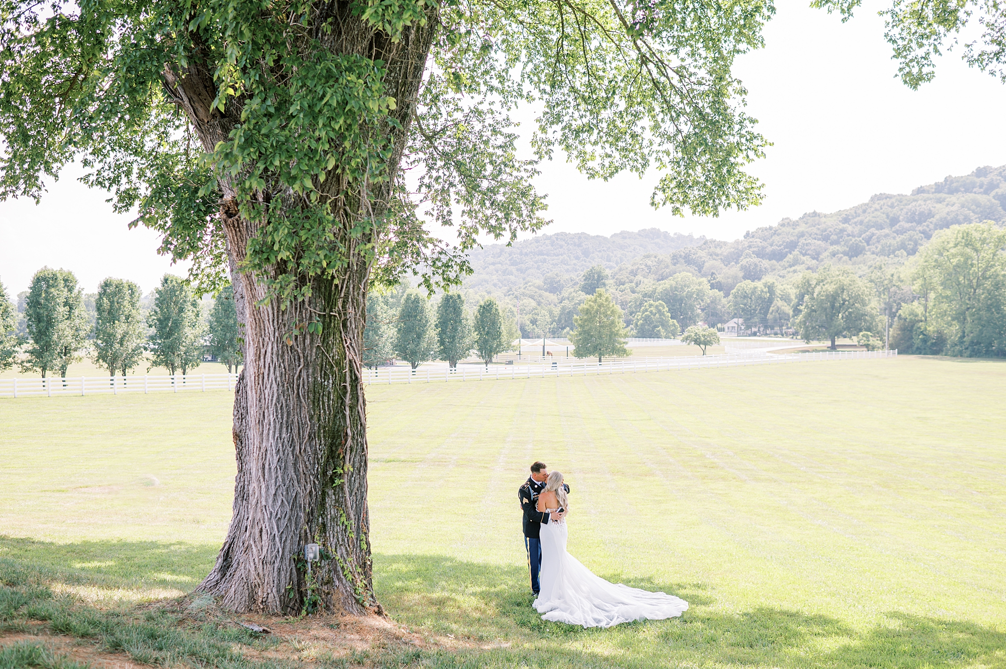 scenic wedding portraits in Nashville TN 