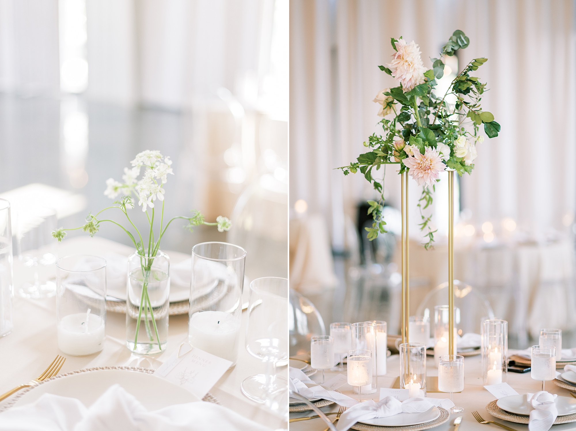 textured tablescapes from Diamond Creek Farms Wedding