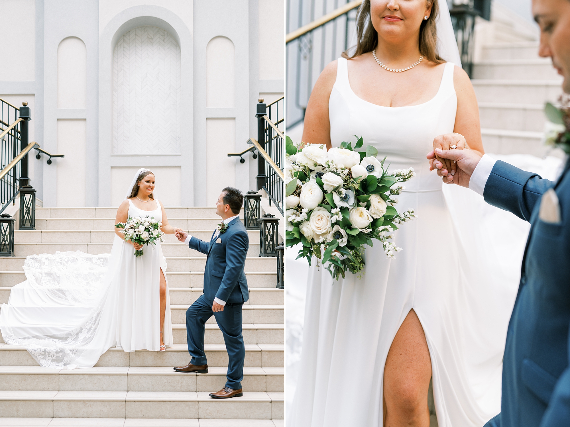 Timeless Downtown Franklin Wedding portraits at Harpeth Hotel 