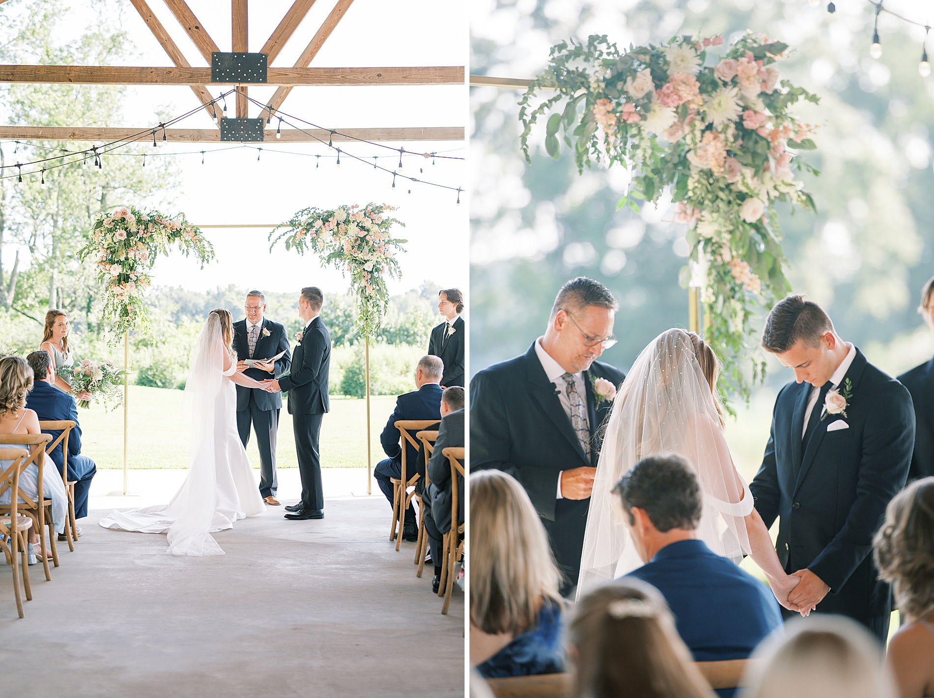 Southern Harvest Hollow Wedding ceremony