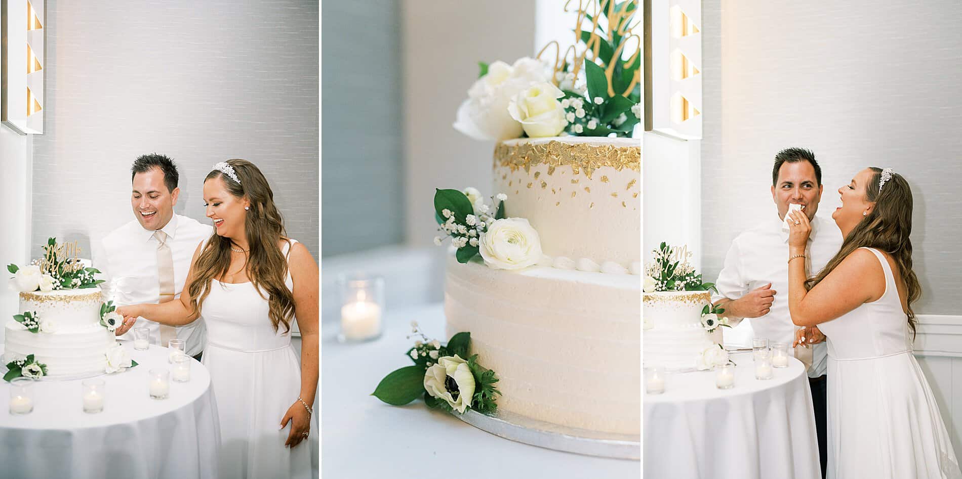 Timeless and elegant wedding cake from  Downtown Franklin Wedding at Harpeth Hotel 