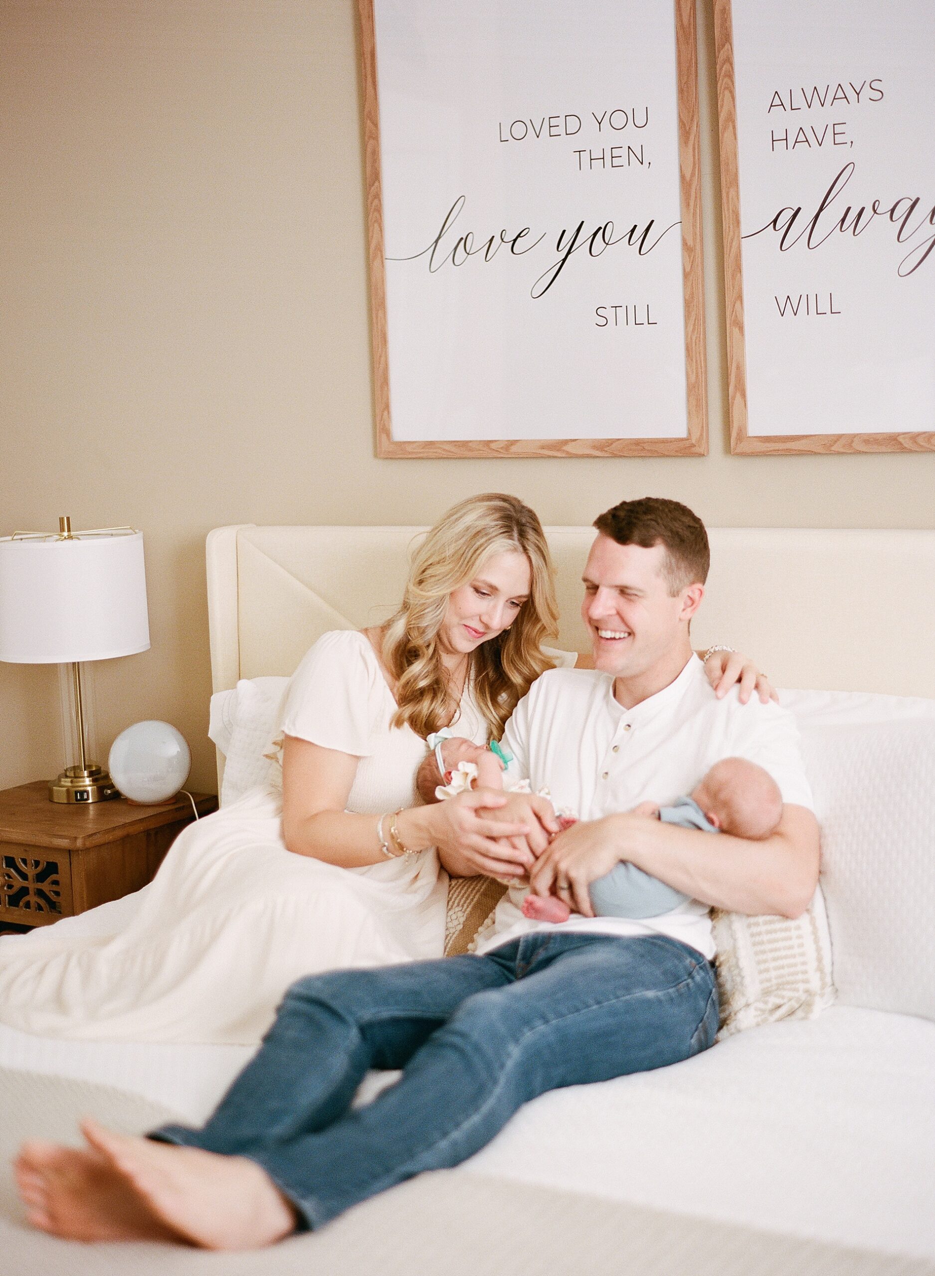 In-Home Lifestyle Newborn Session in Nashville