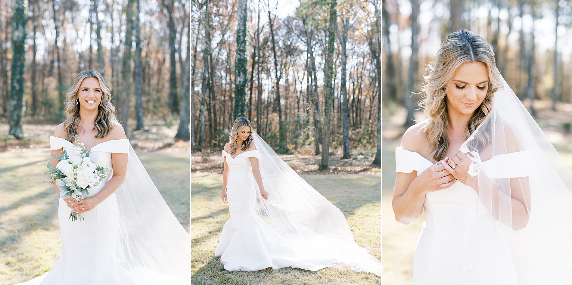 timeless bridal portraits from Fall Wedding at The Witt House