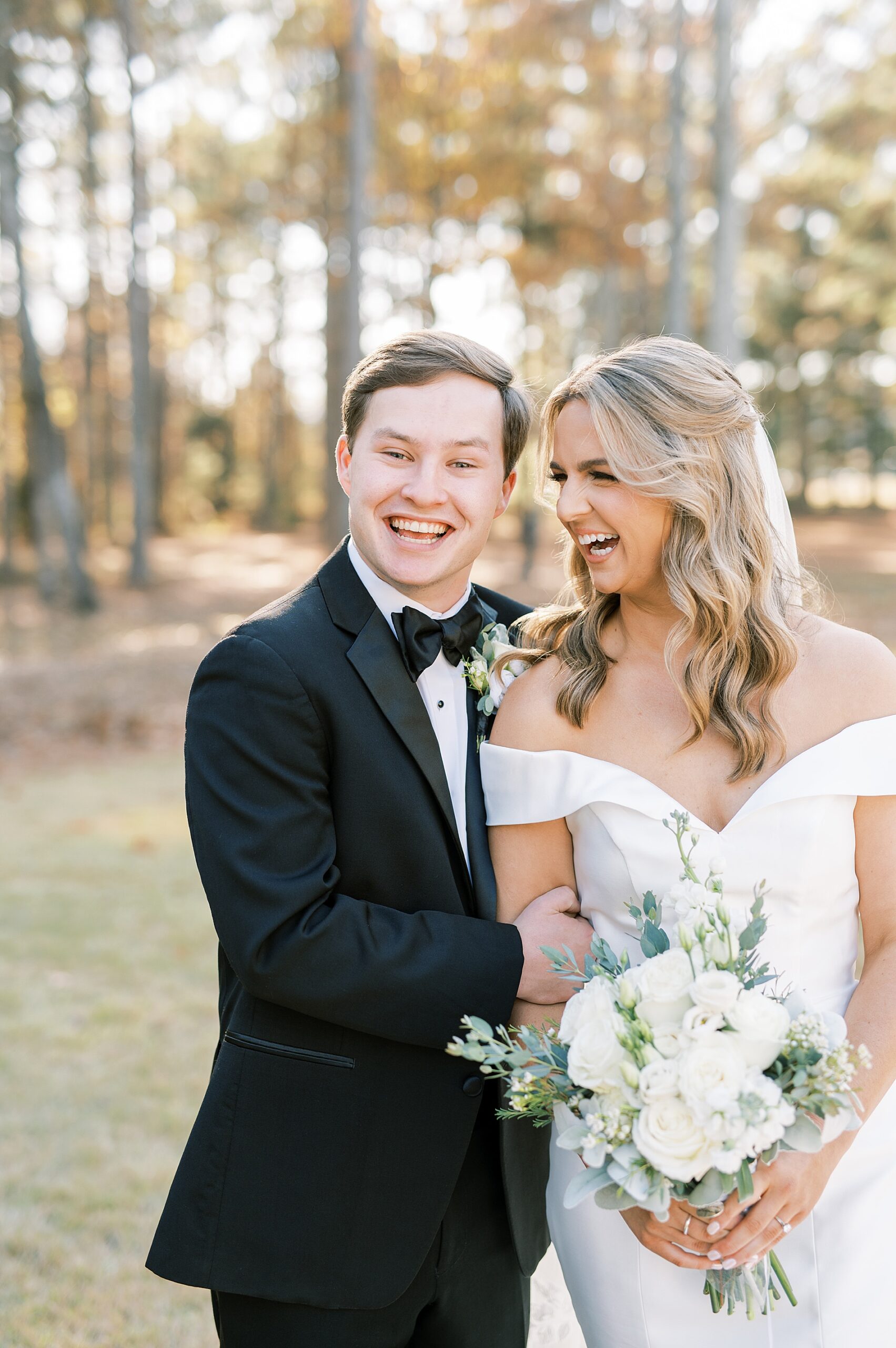 candid wedding portraits from Fall Wedding at The Witt House