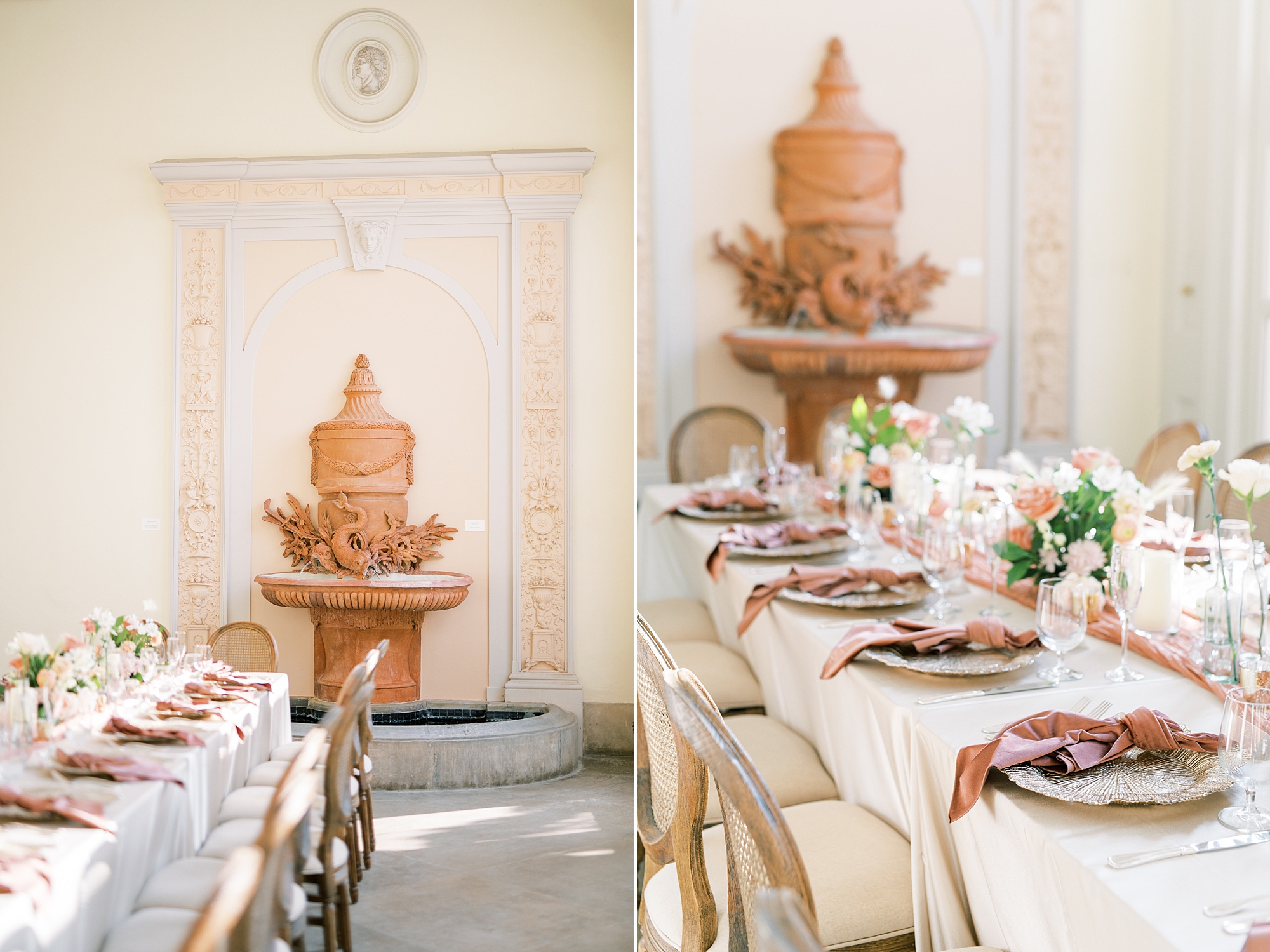 table setting and details from Intimate Wedding at Cheekwood Estate and Gardens