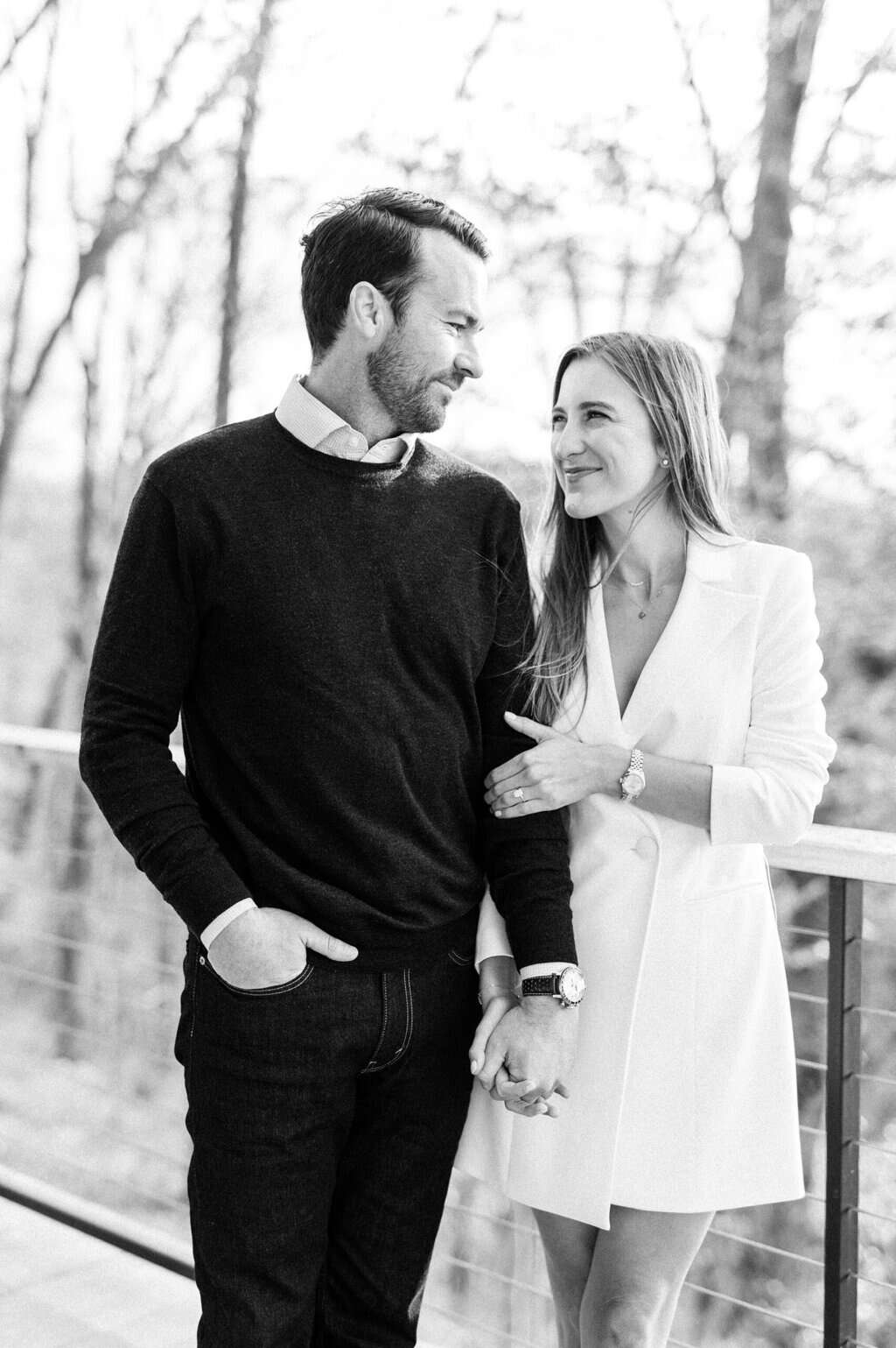 timeless couple portraits from Surprise Proposal at Southall Farm & Inn