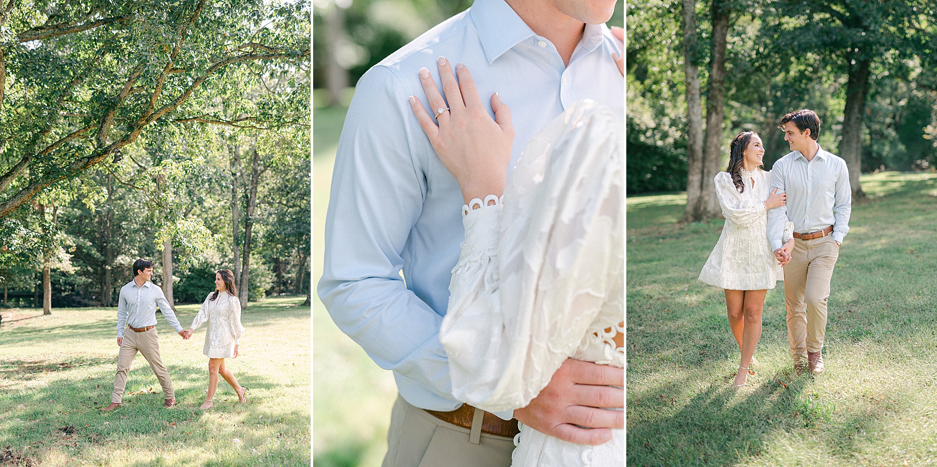 romantic engagement portraits in Nashville