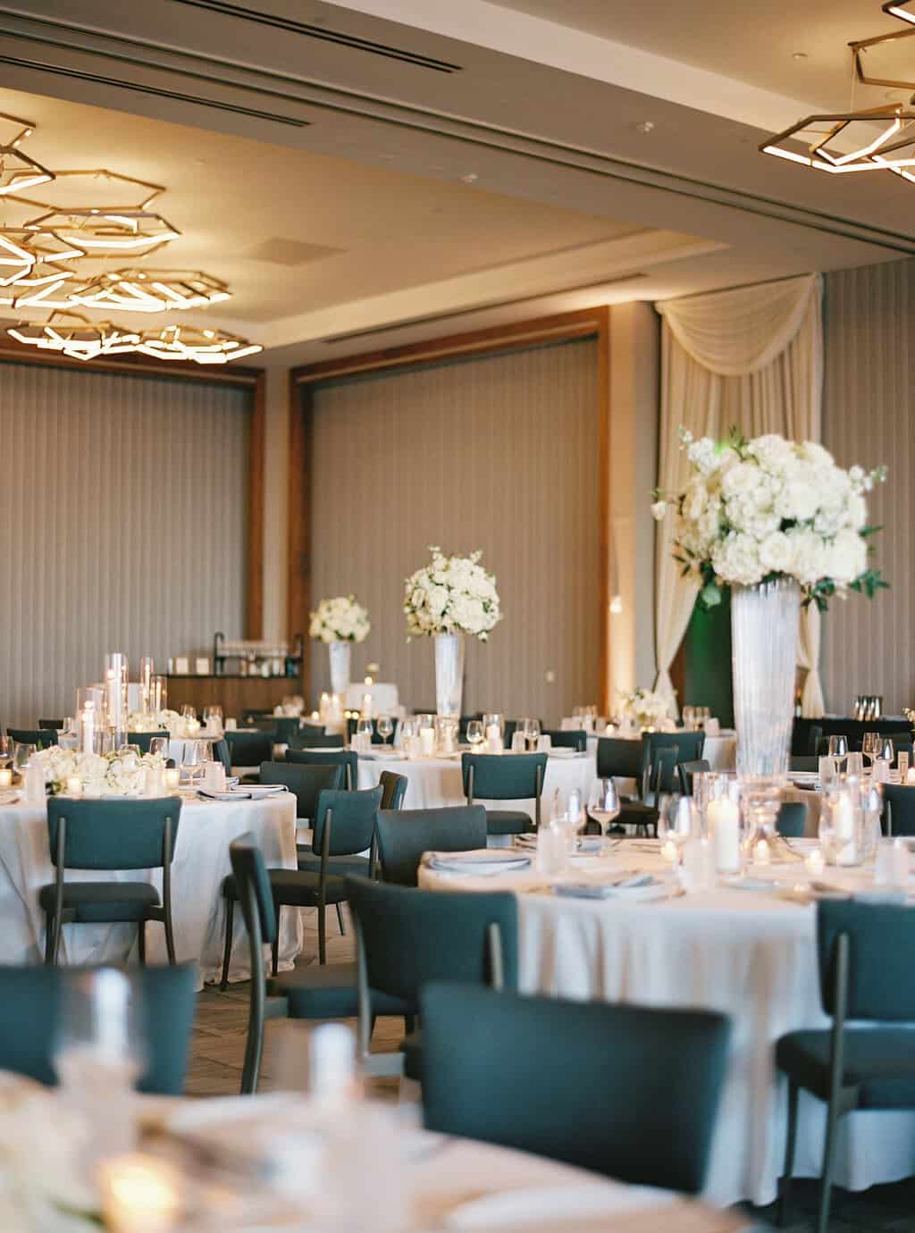 wedding reception in The Grand Ballroom of Four Seasons Hotel Nashville