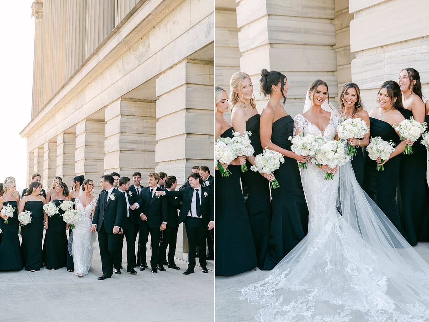 wedding party photos