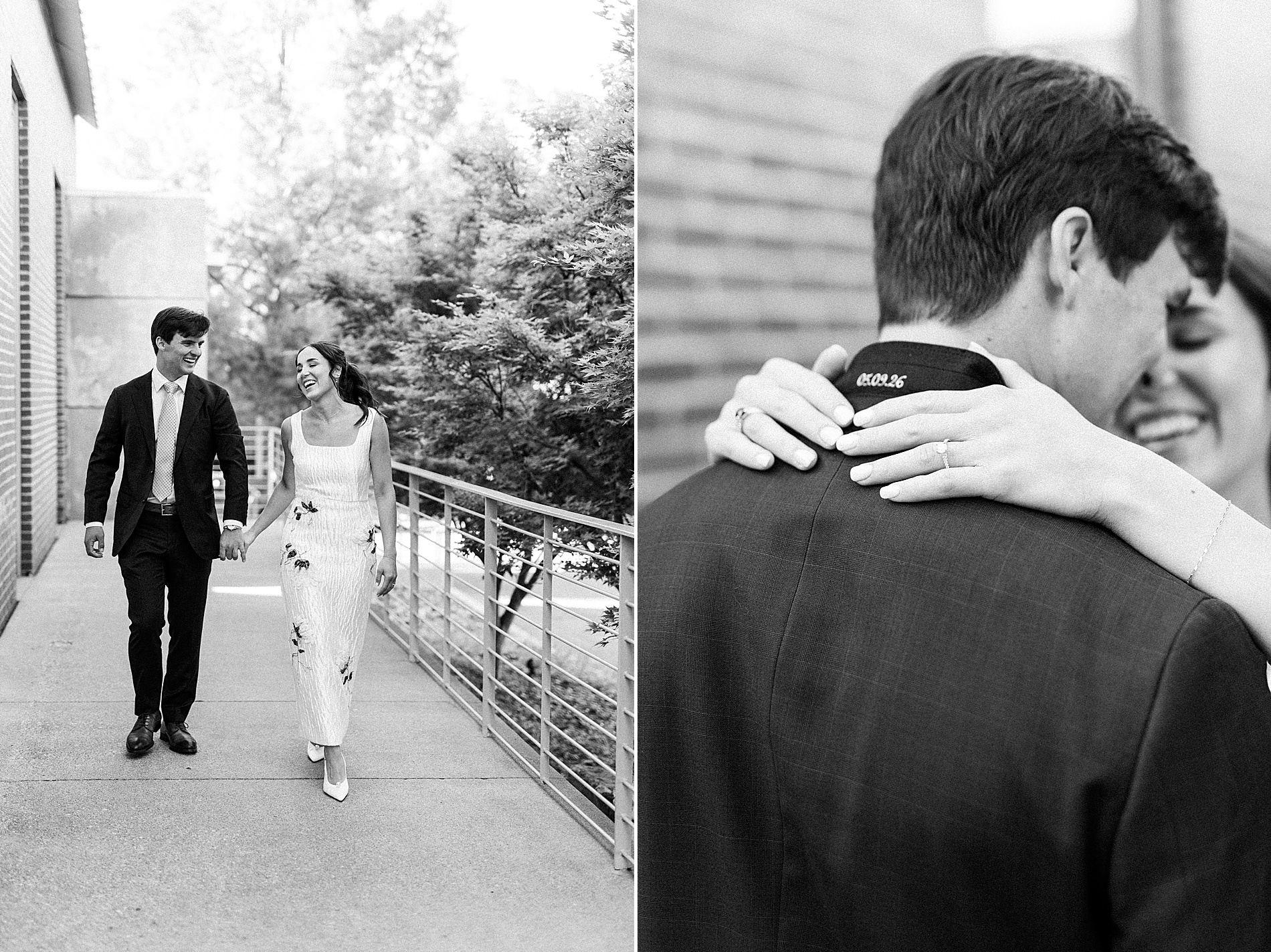 timeless couple portraits from rehearsal dinner 