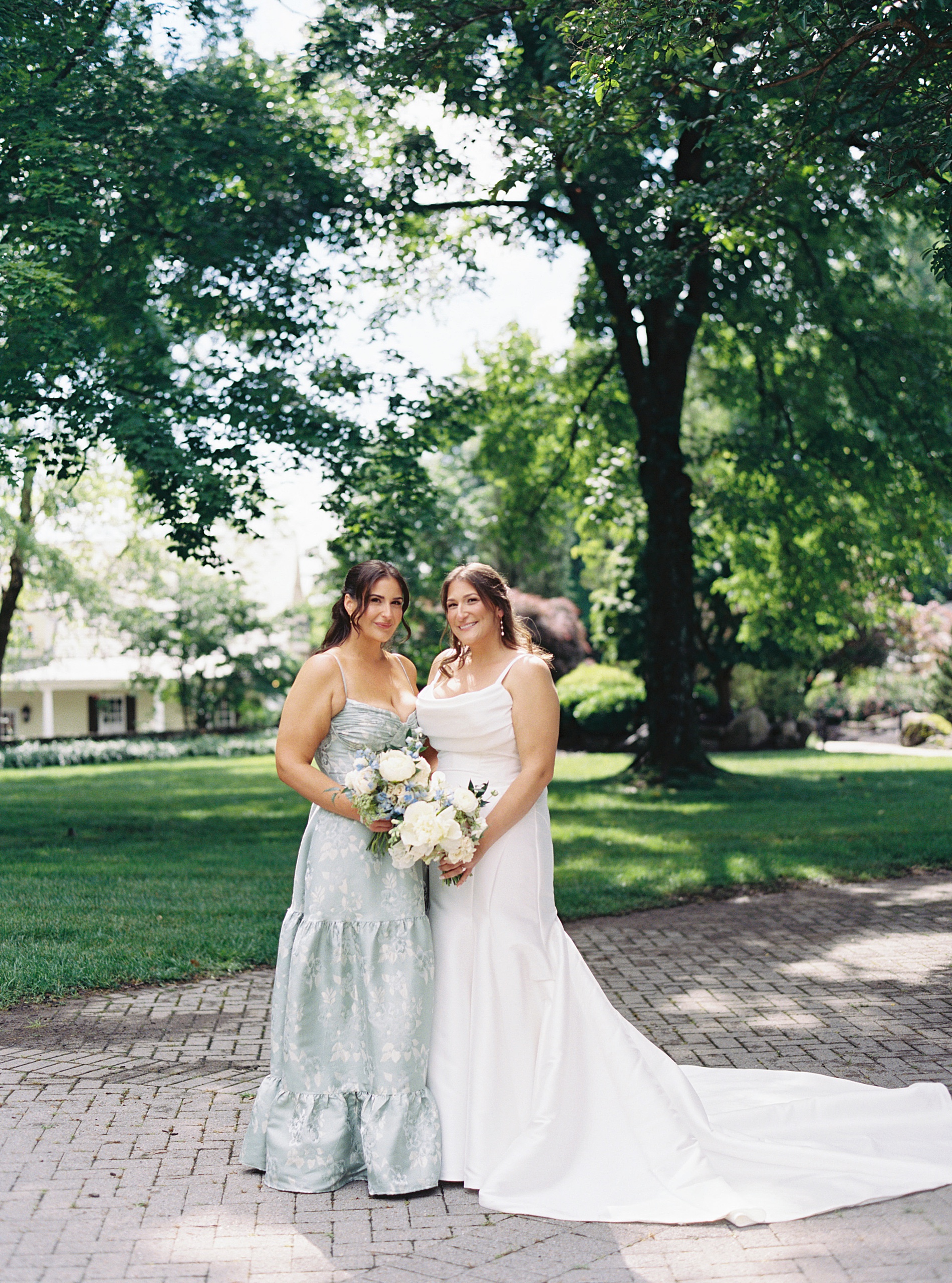 bride and bridesmaids