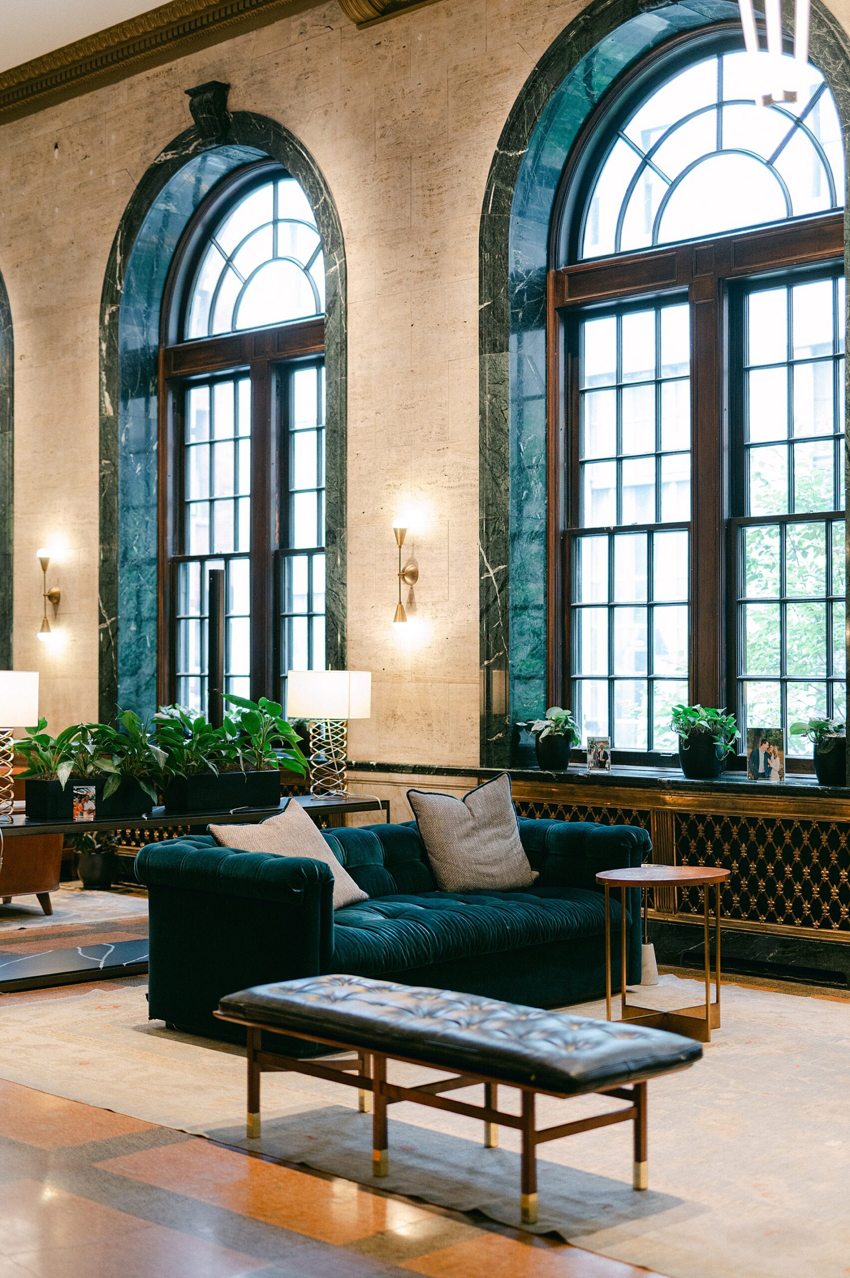 art deco design inside boutique hotel, Noelle